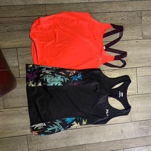 Two work out tank tops